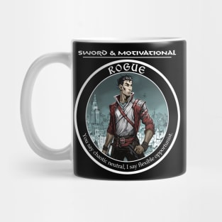 Sword and Motivational - Rogue Dark Mug